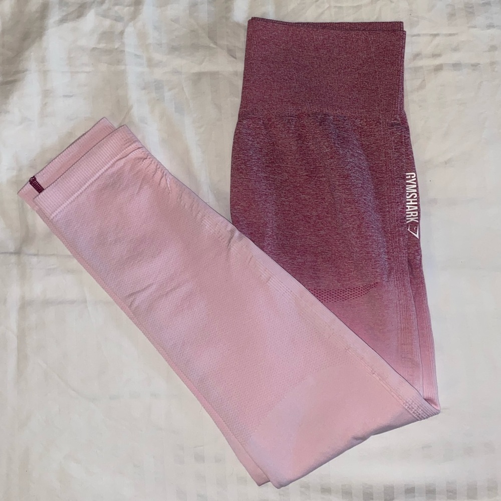 Gymshark Pink Ombre Leggings